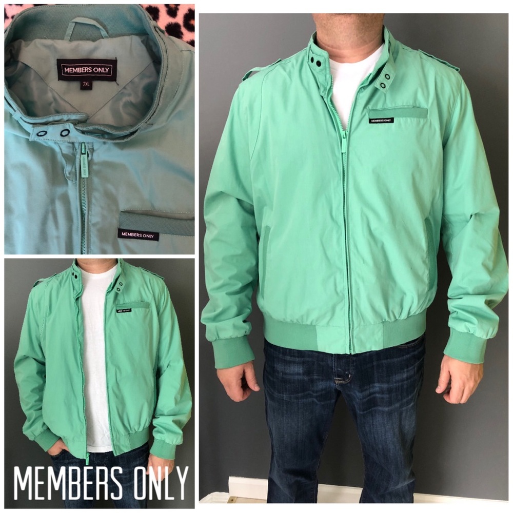 ⚡️HP⚡️Members Only Men’s Iconic Racer Jacket-2XL